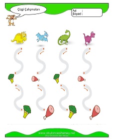 Çizgi Çalışma Sayfaları